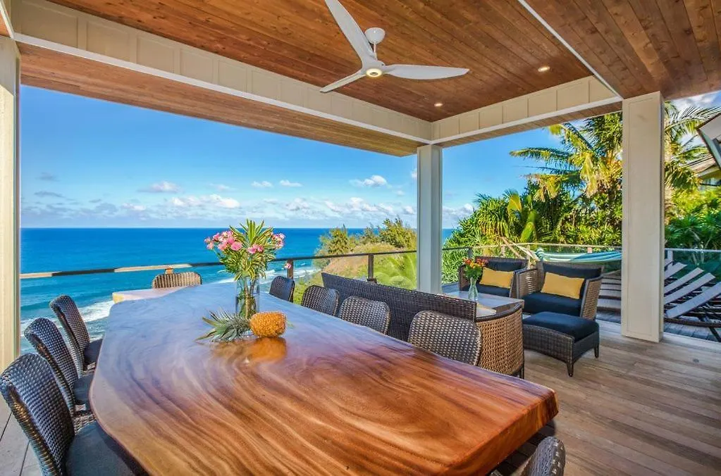 בית נופש פרינסוויל North Shore Kauai Villa With Magnificent Views